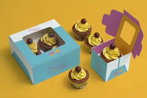 Handcrafted Cupcake Boxes with Logo: Wholesale and Personalized Packaging