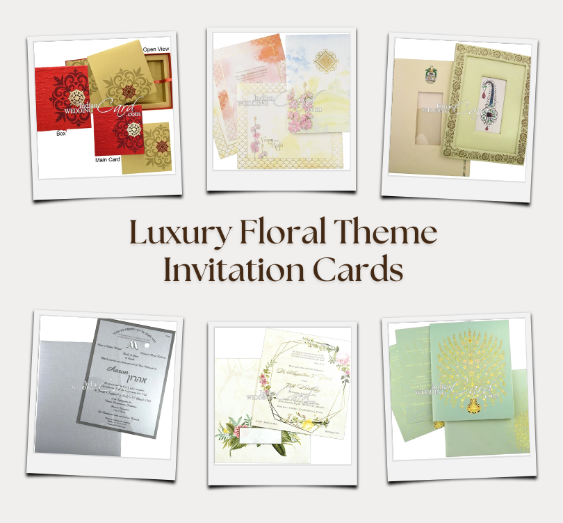 Luxury Floral Invitations: Elegant Wedding Cards with Bloom