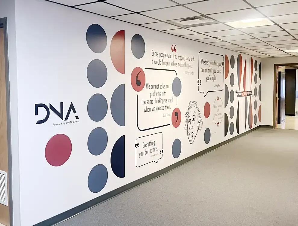 How Can Office Wall Murals Elevate Your Raleigh Office?