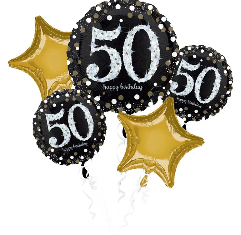How to Create a Show Stopping 50th Birthday Balloon Wall