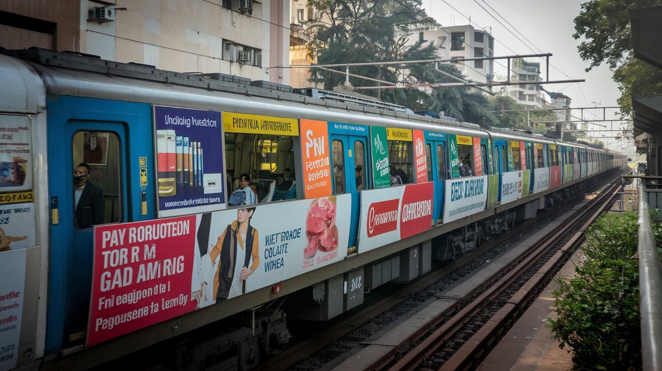 Delhi Metro Advertising - PayTunes