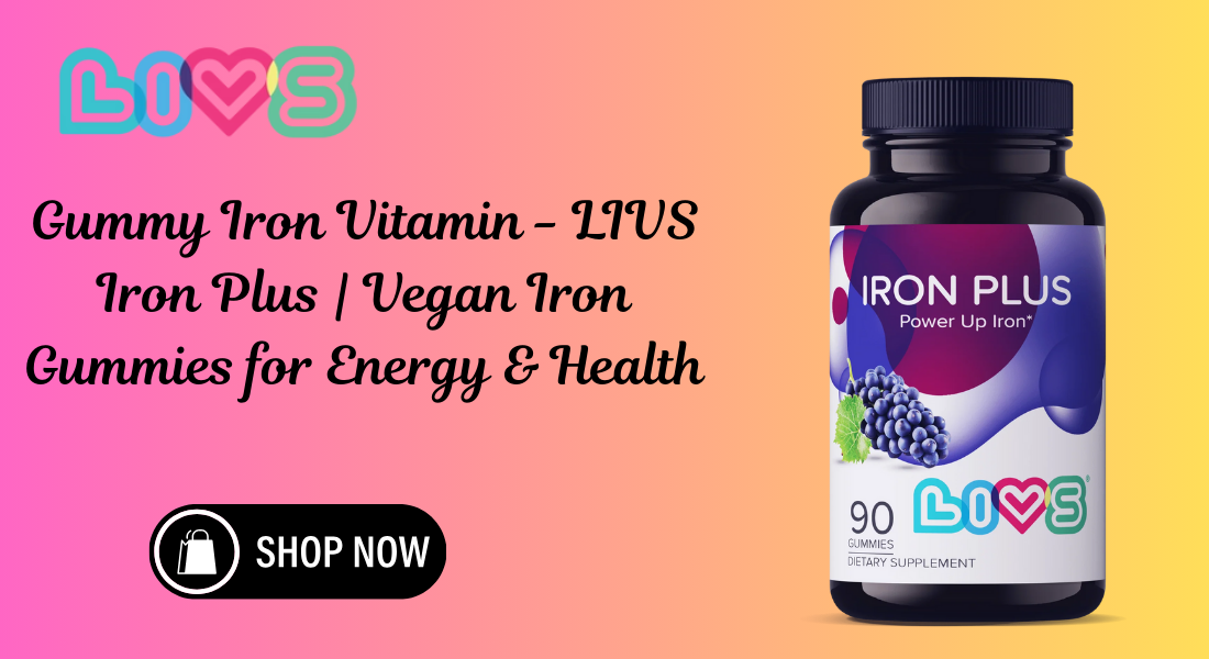 Gummy Iron Vitamin | Vegan Iron Gummies for Energy & Health