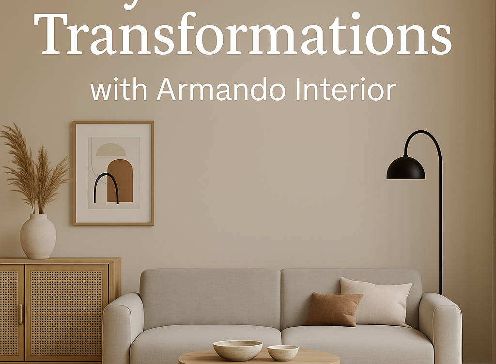 Stylish Room Transformations with Armando Interior Design