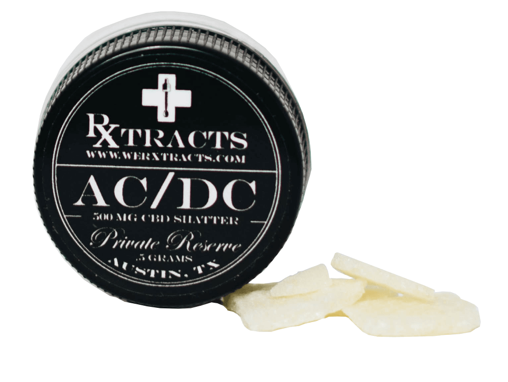 Premium AC/DC CBD Shatter for Wellness and Non-Psychoactive