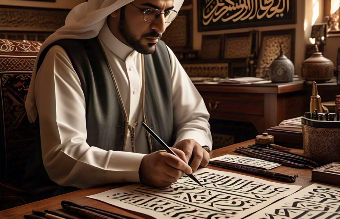 Arabic Calligraphy Artist Dubai Famous Arabic Calligraphy