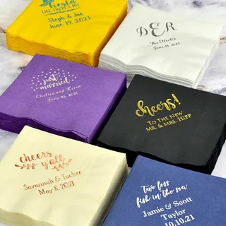 Custom Napkins to Better Brand You and Your Events