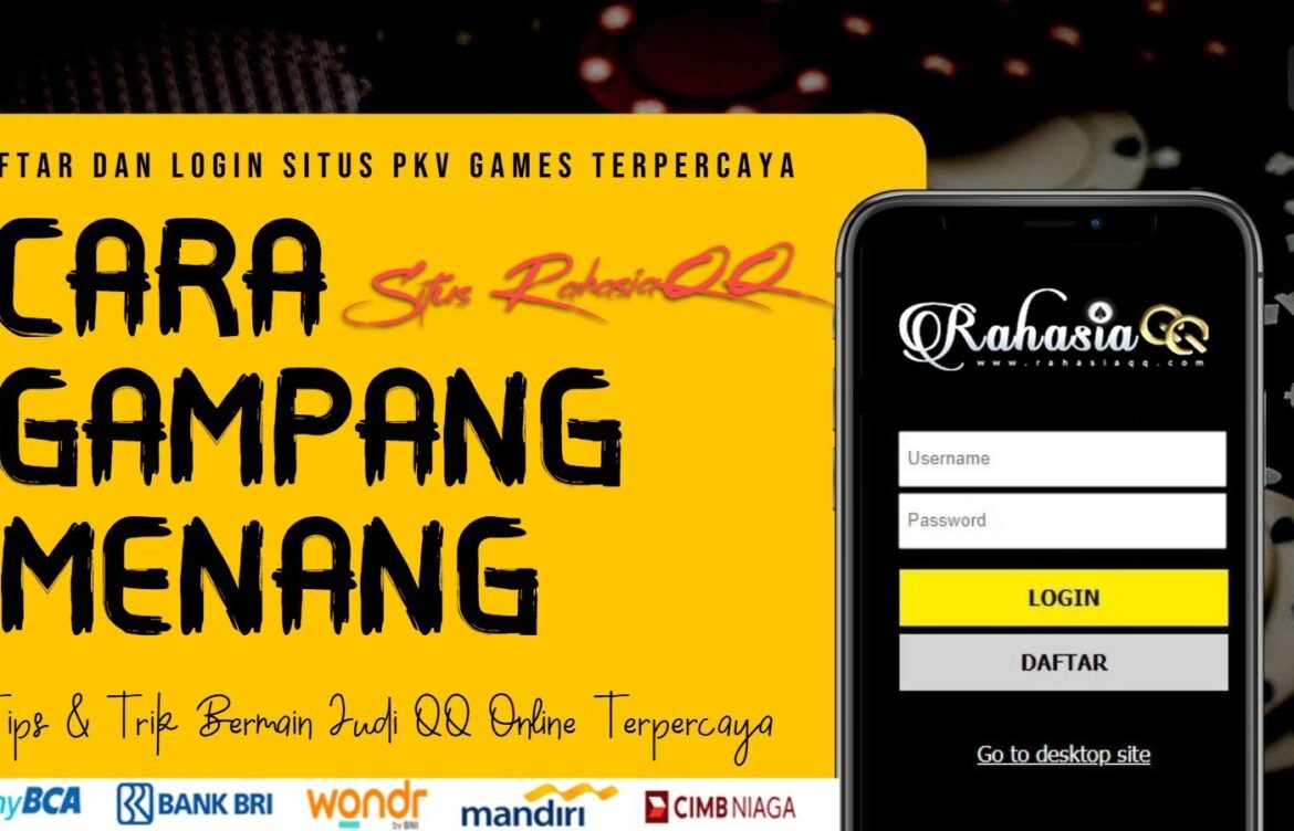 Situs RahasiaQQ: Permainan Judi Domino99 dan Sakong Online
