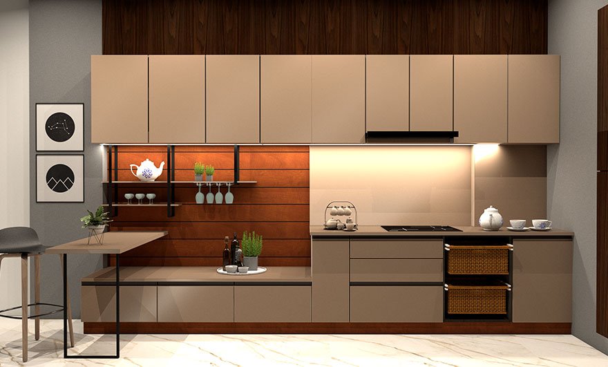 Beautiful Kitchen Interior Design with Modular Elegance